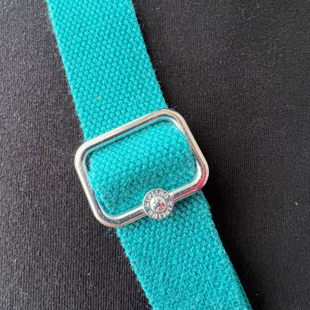 Kipling Alvar Crossbody Turquoise Zipper Bag, HB4061-484, Excellent Condition! - Picture 4 of 15